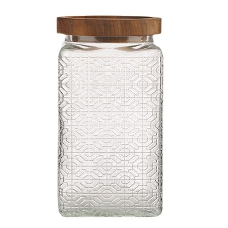 Utrymmesbesparande klara förvaringsburkar perfekta för badrumsartiklar och mer