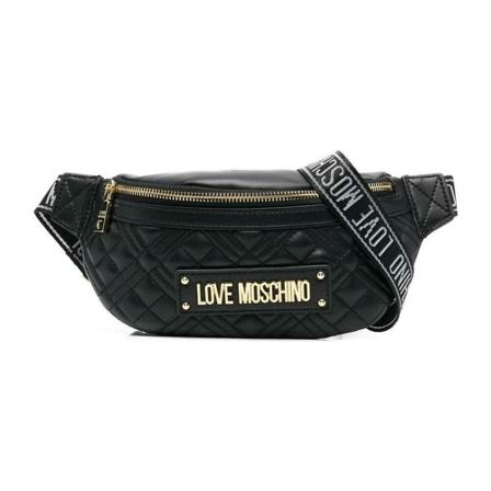 Love Moschino, Belt Bags Zwart, Dames, Maat:ONE Size