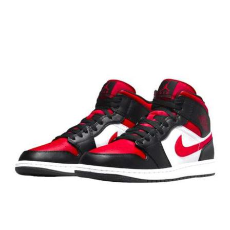 Jordan, Air 1 Mid Surfaces Sneakers Rood, Heren, Maat:40 EU
