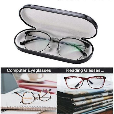 Kova kuori silmälasikotelo Kevyt kannettava kotelo naisille, miehille