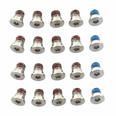 20 stk Bærbar Bærbar Bærbar Computer Udskiftningsbund til Case Screws Kit til Macbook Pro Bærbar computertilbehør