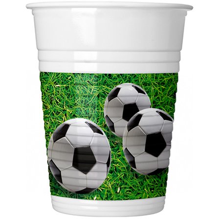 Fotboll Muggar 8-pack - Fotboll Kalas Dekoration - Kalaslagret.se