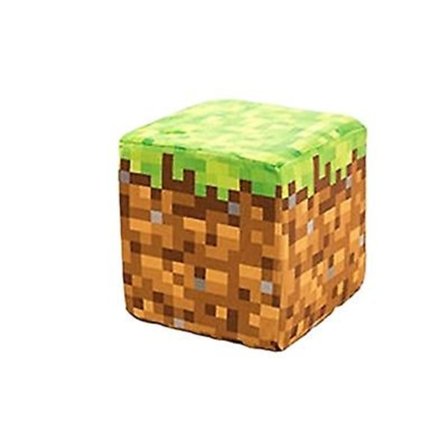 Minecraft Plysch Fällfälla Gräsmatta Kvadrat Kudde Kudde Docka 20cm