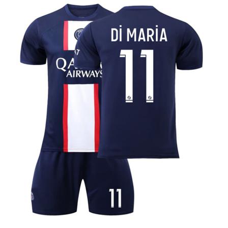 2022 Paris Hemmafotbollströja Kit-vit Blå 24