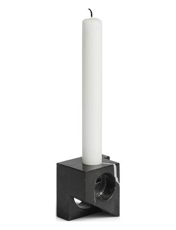 Jeu De Dés 2 Candle Holder Home Decoration Candlesticks & Tealight Holders Candlesticks Svart WOUD*Betinget Tilbud