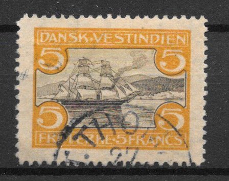 Dansk Vestindien 1905 - AFA 32 - Stemplet