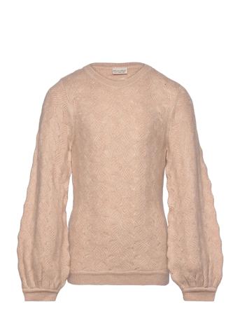 Pullover Ls Knit Beige Minymo