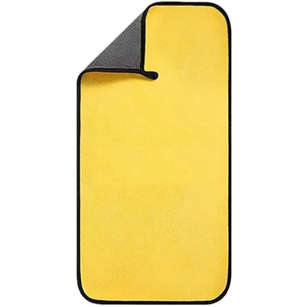 En ultramjuk, tjock, snabbtorkande mikrofiberbilrengöringsduk - lämplig för bilpolering och vaxning, mäter 60 x 30 cm