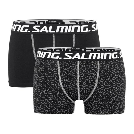 Salming Steel, 2-pack Boxer Men undergarment Black S