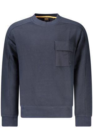Hugo Boss Felpa Senza Zip Uomo Blu