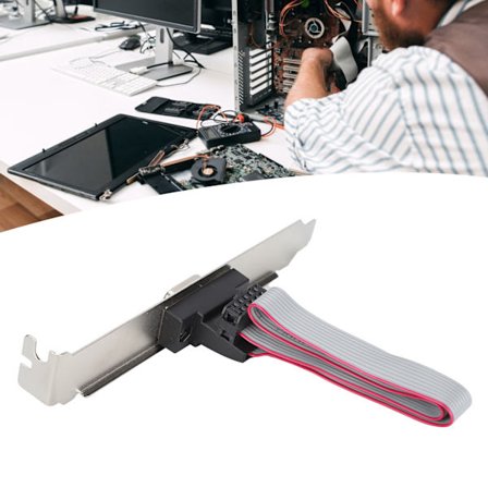 Seriell Port Adapter Baffel Stabil God Kompatibilitet 9-stiftskontakt Seriell Port Header för Att Lägga Till En 9-stifts COM-port