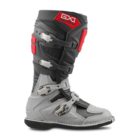 Stivali Cross Gaerne GX1 Nero/Rosso/Grigio 46