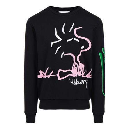 Iceberg, Sweatshirts ; Hoodies Zwart, Heren, Maat:M,print