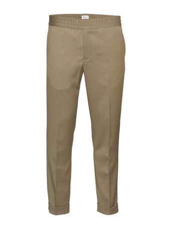 Terry Cropped Trouser Casual Bukser Beige Filippa K
