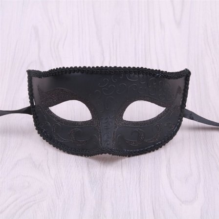 Venetiansk parmask för maskerad, spets för kvinnor, PP Cosplay Black ONESIZE