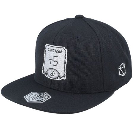 Critiql Hit - Svart snapback Keps - "Sarcasm Ability Black Snapback " @ Hatstore
