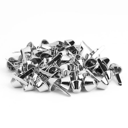 50 stk. Lær Håndverk Veske Håndveske Kjegle Føtter Naglehode Pigg 10mm