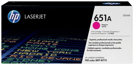 HP 651A magenta LaserJet-tonerkassett, original, 886111121359