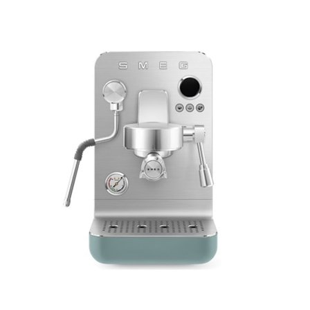 Espressomaskin - SMEG - EMC02EGMEU - 15 bar - Inox - Smaragdgrön