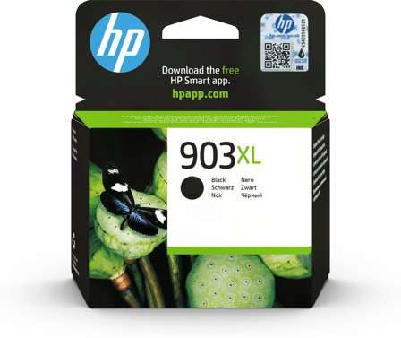 HP 903XL – svart originalpatron med hög kapacitet, 889894728999