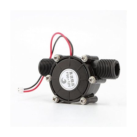 12V 10W Mikro Hydroelektrisk Generator, Mini Vattenturbin Pump för Trädgårdsslang & LED-belysning, DC Strömgenerator