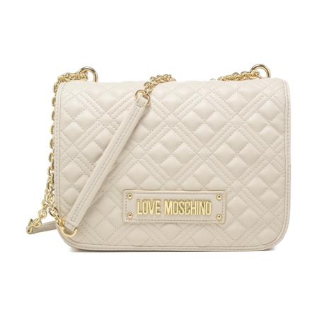 Moschino Shoulder Tass , Wit , Dames , Maat: ONE Size