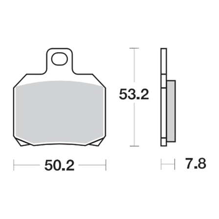 Remblokken Achter Moto-Master RoadPro Keramisch - Benelli TNT Century Racer 1130 2011-2011