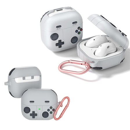 Samsung Galaxy Buds 3 FE/Buds 3//3 Pro, silikoninen kuulokekotelo, Bluetooth-suojakotelo, Rock Gray