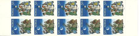 Norge 1991 - AFA 1076Cv-1077Ch - Frimærkehæfte - Postfrisk