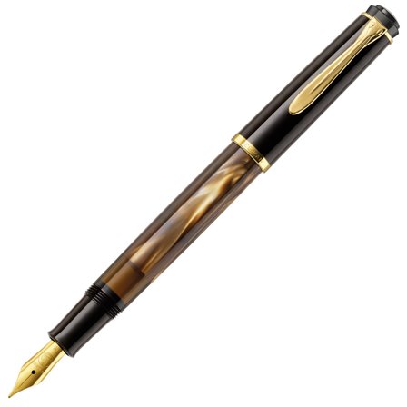 Pelikan Classic M200 Fountain Pen Brown-marbled Medium