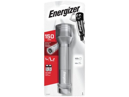 ENERGIZER Ficklampa Metal Torch Flashlight 150 lumen - Lyreco - Skyddsutrustning - Ficklampor pannlampor och arbetsbelysning - Ficklampor