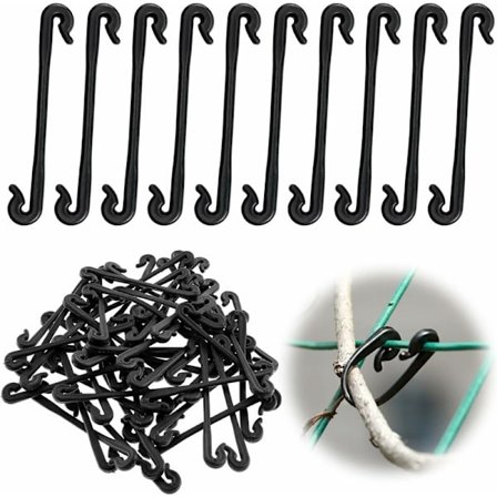 Tomatbånd Klatreplante Klemme Tomatklips 200 Stk Tomatstøtte Kroge Vindrue Vinstok Klemmer Vinstok Kroge til Frugt Vindrue Vinstok Fiksering 