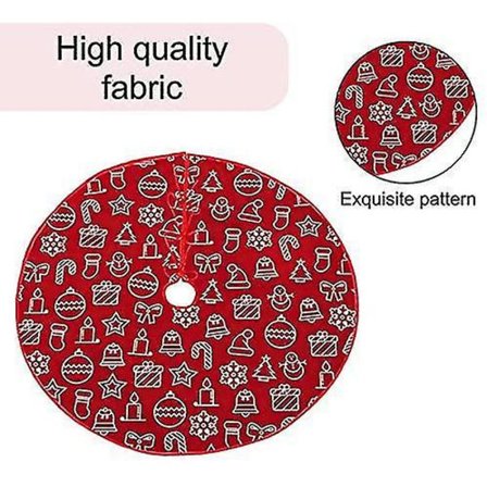 Juletræsskørt Bundpuder Skørt Dag Dekorationer