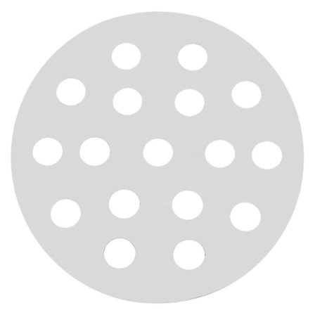 Rautainen hiiligrillilevy lämmittää hiilen korvaavan tuliritilän pyöreän rautagrillin hiiliritilän, joka on yhteensopiva BBQ-grillin kanssa retkeilyyn