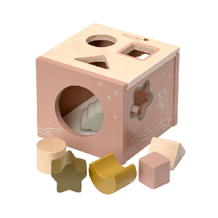 MICKI Plocklåda Rosa Babyleksaker Unisex ONESIZE