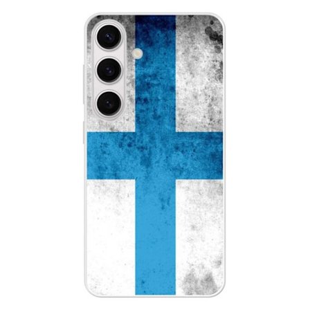 Siliconfodral med förstärkt tryck kompatibel med Samsung Galaxy S24 Marseille-flagga