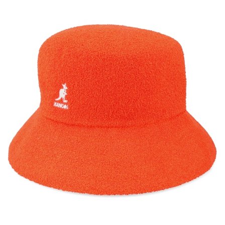Kangol - Rosso bucket Cappello - Bermuda Cherry Glow Bucket @ Hatstore