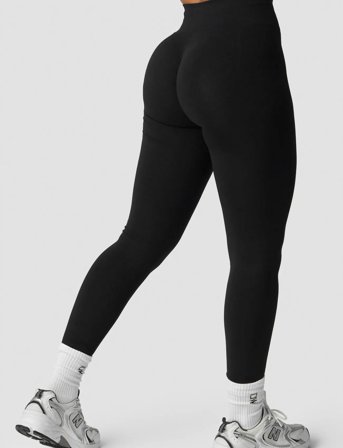 ICANIWILL Smooth Seamless Tights W - Black - M