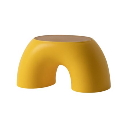 Regnbue krakk enkel rund benk rund krakk for barn sklisikker holdbar skiftende krakk 1