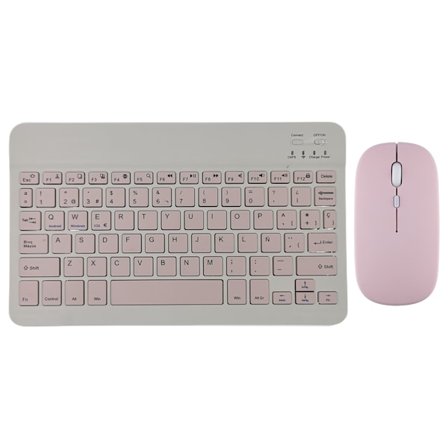 Trådlöst tangentbord och mus för iPad Air 5, 4 Pro, 11, Bluetooth, spanska, engelska, Android, iOS, Windows, telefon, surfplatta