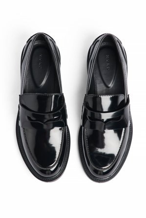 NA-KD Dressed Penny Loafers - Flache Schuhe - Schwarz - EU 41