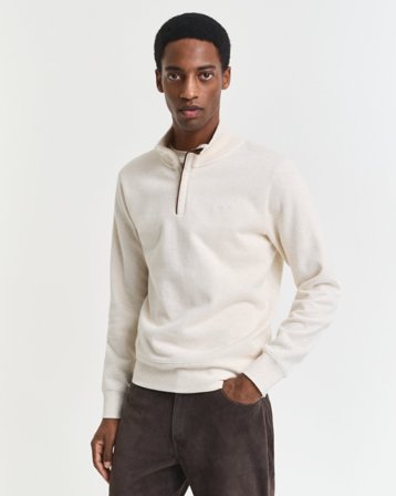 GANT Herren Sacker Rib Sweatshirt mit Reißverschlusskragen (XXXL)