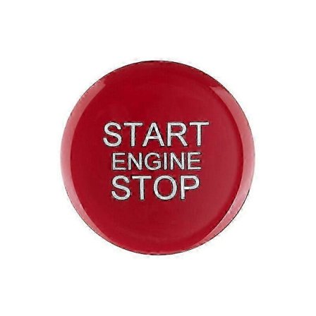 Egnet til Alfa Romeo Giulia Stelvio en-knap startknap tændingsswitch interiør modifikation rød