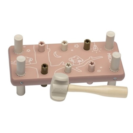 Bultbräda i Trä, Rosa - Micki