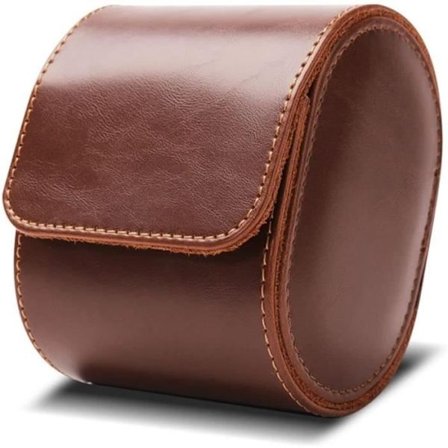 Bærbar Ur Enkelt Slot Organizer Læder Rejse Uretui Ur Rulleboks til Emballering.