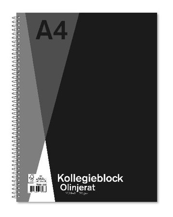 Kollegieblock SOL A4 70g 70 blad olinj. - Lyreco - Kontorsmaterial - Block och anteckningsböcker - Kollegieblock