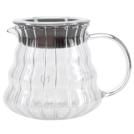 Kaffe Kanne Høy Borosilikat Glass Kaffe Maker Kanne Tekanne Tilbehør for Hjemmekontor 300ml