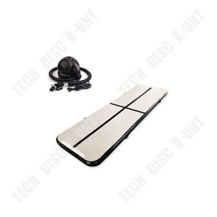 TD 3m - uppblåsbar luftgymnastikbana akrobatisk madrass golvyogamatta med elektrisk pump