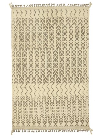 Handgeknoopt Berber Style Vloerkleed 153X259 Geel/Groen