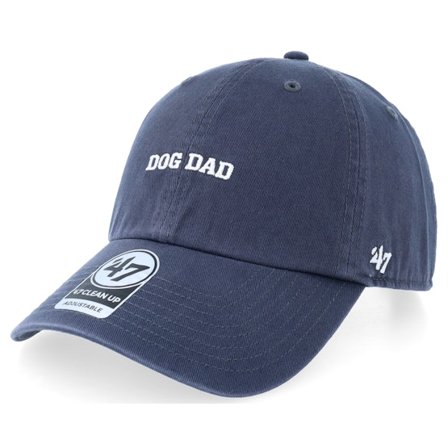47 Brand - Blue - unconstructed - Cap - Icons Phrase Base Runner Clean Up Vintage Navy Dad Cap - Hatstore